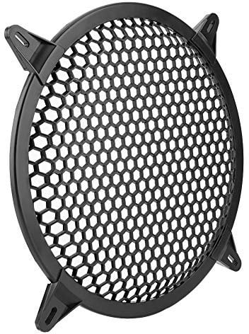 BAFOVY 12 Inch Subwoofer Mesh Guard Speaker Cover Car Audio Decoration with Black Plastic Material for 6/8/10/12 Inch Subwoofers (10 inch)
