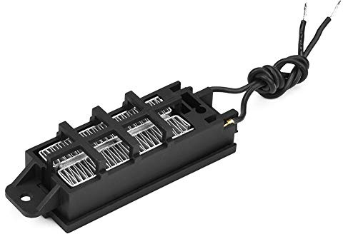 SIXRUN Keramik-Lufterhitzer, Energiesparende Aluminiumrohr-Elektroheizung für Klimaanlage und Luftbefeuchter, 50 W, 12 V, mit Konstanter Temperaturregelung