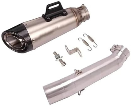 Motorrad Auspuff Schalldämpfer Für VOGE Für 625R Für SC Für Auspuffanlage Mittel- Und Endschalldämpfer Auspuffrohr(Style 09- a set)