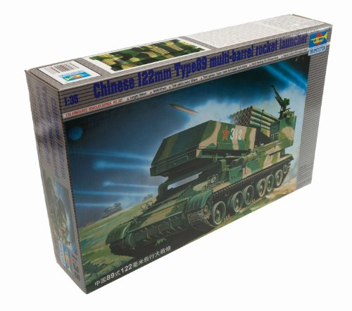 Trumpeter 00307 Modellbausatz Chinesischer Raketenwerfer 122mm Typ 89 Multi-barrel Rocket Launcher, Verschieden