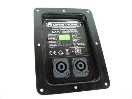 Omnitronic Frequenzweiche DX 2222 mit Speakon Anschlußfeld