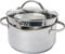 Krüger 101024A - Olla de Acero con Tapa (24 cm, inducción)