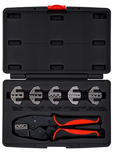Sonic 813001 Crimp Zange mit auswechselbaren Kopf, Set von 7