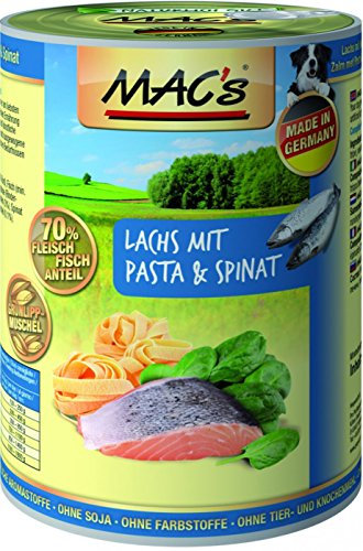 MAC's Dog mit Lachs, Rind & Spinat 6 x 400 g