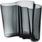 Iittala Vase Aalto 160 mm Grau aus Glas