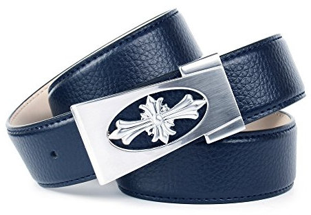 Anthoni Crown Damen A1NET80 Gürtel, Blau (dunkelblau 080), (Herstellergröße: 90)