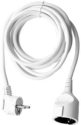 V-TAC VT-3001-3 Extensión de alimentación Interior schuko 16A Cable estándar UE Blanco 3m - SKU 8778