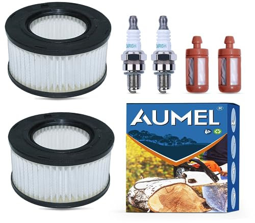 AUMEL Kit Scintilla Filtro Aria Carburante per Stihl MS231 MS241 MS251 C Sostituzione della Motosega 1141 120 1600.