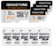 [10x High Endurance] Gigastone MLC 8GB 5er-Pack Industrial MicroSDXC Karte mit Adapter,85/15 MB/s 4K Videoaufnahme für Security Cam,Dash Cam,U3 V30 C10 [5-Jahre kostenlose Datenwiederherstellung]