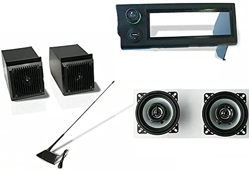 kit Mascherina Stereo Autoradio Presa USB Accendisigari Altoparlanti per Panda 4x4 dal 1986 al 2003 autoradio stereo audio auto radio 141 750 1000 - WS3040 -KIT141