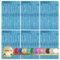 Lametta Vorhänge 6pcs Glitzervorhang, 6pcs Glitzervorhang Fringe, Folienfransen Vorhang 1m x 2m für Geburtstage Festivals Party ​Bühnendekor