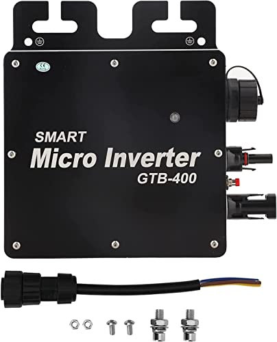 Onduleur Solaire, Micro Onduleur 400 W Micro Onduleur en Alliage D'aluminium pour Installation Pratique (AC210-230 V) A