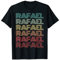 Vorname RAFAEL spanischer Junge Retro Geburtstag Namensschild T-Shirt