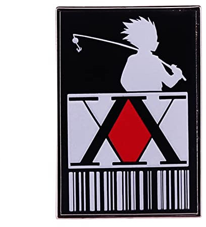 flowereyes Trendy Anime Hunter X Hunter Abzeichen Gon Freecss Pin Karneval Halloween Party Dekoration Killua Zoldyck Cute Cosplay Requisiten Hisoka Broschen für Männer Frauen