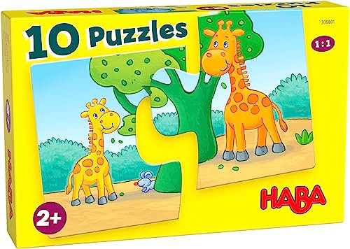 HABA 10 Puzzles - Tierkinder
