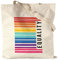 Hey!Print LGBT Equality Beutel Regenbogen Barcode LGBT Gay LGBTQ Pride Queer Homosexuell CSD Pride Week Jutebeutel Stoffbeutel Canvas