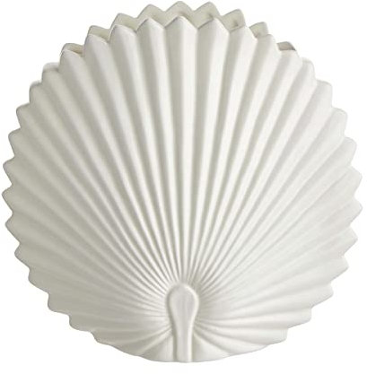 BUTLERS Vase schmal Palmblatt Form aus Steinzeug in Beige -Leaf- Moderne Dekoration für Wohnzimmer und Tischdeko | Blumenvase für Tulpen, Rosen, Pampasgras oder Trockenblumen