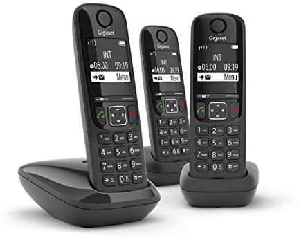 Gigaset As690R Trio Dect Telefoon Zwart
