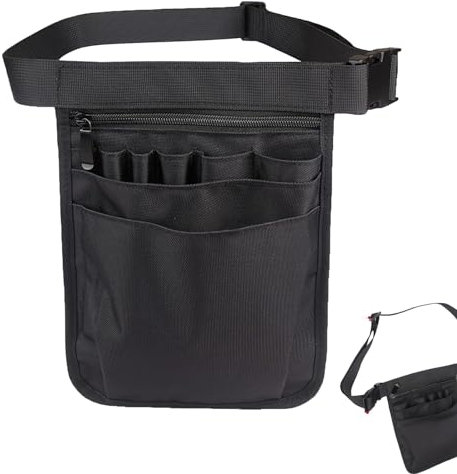 Bolsa de Trabajo de Cuidado con Cinturón, Bolsa de Herramientas Multifuncional, Riñonera Enfermera, Riñonera Multifuncional para Enfermeras para Enfermeras, para Herramientas de Tijeras Médicas