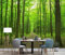 Custom Size Wall Murals，Removable Peel and Stick Self-Adhesive Wall Murals Large Photo Wallpaper,Forest Wall Sticker for Living Room Bedroom