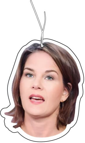 Annalena Baerbock Duftbaum für Auto Die Grünen, Duftspender, Tuning, Car Air Freshener, Duftanhänger Set