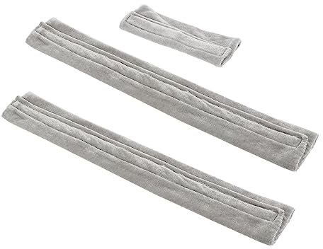 SOLUSTRE Kühlschrankgriff Abdeckung Schützt vor Öl und Essensflecken aus Flanell Waschbar 3 Stück für Küchen und Haushaltsgeräte