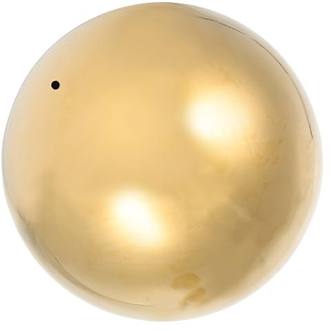 BESPORTBLE Edelstahl Gazing Spiegelpolierte Hohle Gartendekoration Nahtloses Design Für Garten Und Teich Reflektierender Gartenball Langlebig Und Bruchsicher