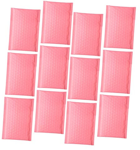 100 Stück Rosa Luftpolsterbeutel aus Pe mit Selbstklebeverschluss