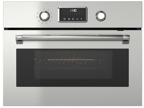 Generic FORNEBY - Combi microondas con aire forzado, color acero inoxidable 500