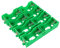 KOMBIUDA D Size Battery Storage Box Set 8 Units Abs Plastic Physics Experiment Holder Laboratory Accessory