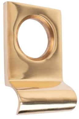 Dart Square Top Solid Brass Cylinder Pull 84mm x 45mm - Polished Brass