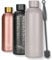 Milu Gourde Isotherme - Bouteille Isotherme - 750ml - Gourde INOX Bouche Standard - Gourde Sport Étanche - Gourde Enfant sans BPA - Brosse de nettoyage incluse (Taupe Grey, 750ml)