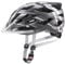 uvex air Wing cc - Leichter Allround-Helm für Damen und Herren - individuelle Größenanpassung - erweiterbar mit LED-Licht - Black-Silver matt - 56-60 cm