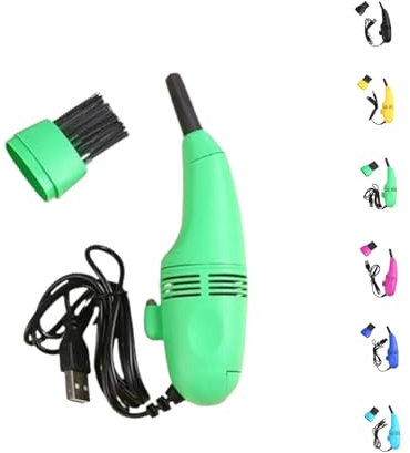 QingxingFa Aspirateur Professionnel, Aspirateur pour Machine À Coudre, Aspirateur pour Clavier, Aspirateur pour Ordinateur Portable, Aspirateur pour Ordinateur Portable Électronique (Vert)