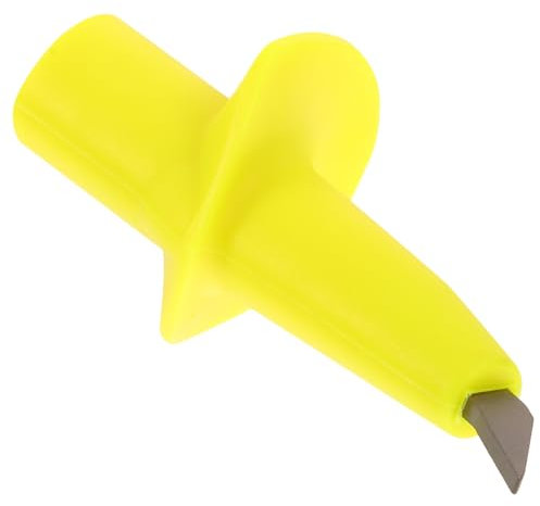 TOKIDNY Ski Stock Spitze rutschfeste Krückenspitze Spitze eines Trekkingstocks verschleißfeste Stockspitze Skistockspitze Rohrspitze Krückenspitze zum Wandern Kohle Faser Yellow