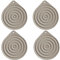 4 PCS Microwave Plate Warmers for Warming Dinner, Plate Warmer Heat Resistant, Microwave Plate Warmers Microwave Non-Slip Silicone, Mats for Worktops Ideal for Oven Hot Pan Dinner Party Cooking