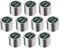 Be In Your Mind 10 Pezzi Microfono Pickup 6x5.2mm Capsula Microfono Adatto Per Registratore A Cassette Microfono Wireless Controllo Vocale Argento