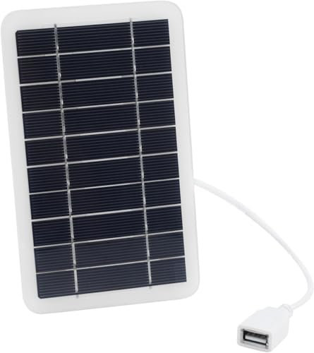 Tragbares Solarpanel 5V 2W mit USB-Anschluss, Wasserdicht, Robustes Design für Outdoor-Einsatz für Camping, Wandern und andere Outdoor-Aktivitäten, Solar Ladegerät für Handys, Powerbanks
