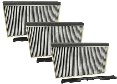 vhbw 3x Aktivkohlefilter kompatibel mit Bosch DIB97IM50/01 | DIB97JP50/02, DIB12T151/03, DIB12T151/04, DIB91JN55, DIB97IM50 Dunstabzugshaube