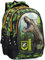 Julian Ross Schulrucksack Jungen 43×33×15 cm – T-Rex Dinosaurier Design, ergonomisch, gepolsterte Träger, verstärkter Boden – Grundschule Klasse 1–4 – mit Trolley-Schlaufe – Fanartikel