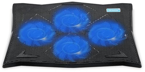 Lerpwige PAPPOP LED Pad Pad Gaming Refrigeratori Laptop Refolti per Laptop Freve Raffreddamento con Ventola Raffreddamento Silenzioso per Laptop 2 Porta USB