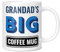 Mug Monster - Grandad's Big Coffee Mug, Father's Day Gift, Birthday Present for Grandad, Giant Mugs for Men, Huge Cup for Hot Drinks, Oversized Coffee Cup, Extra Large Ceramic Gift