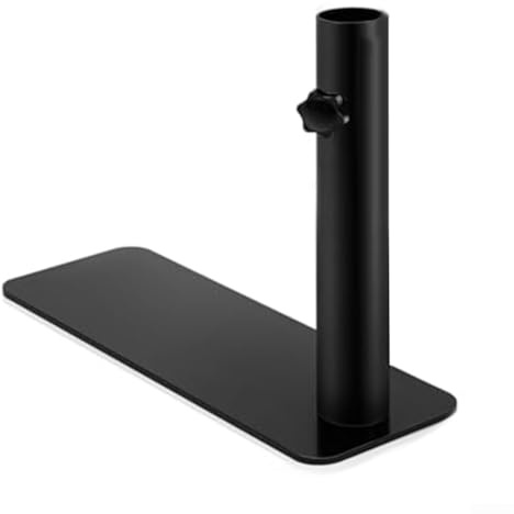 Pumixiy Steel Flag Pole Base Mount, Portable Tire Stand Holder, With 1.5 Inch Diameter, For Vehicle Wheel Garden Outdoor Display, Flagpole Tire Stand