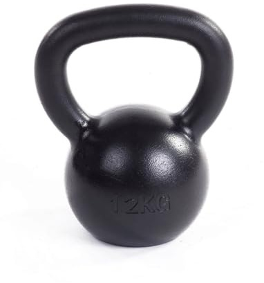 Wolverson Fitness Black Series Kettlebell - Stahl - Breiter Griff | Hardstyle-Kettlebell mit breitem Griff für Functional Training, Krafttraining, Cross Training und Home Gym.