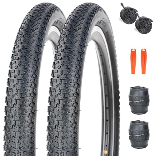 WEEROCK 2er-Pack Faltbarer 20/24/26/27.5/29 Zoll Reifen 20/24/26/27.5/29x2.125 Mantel Fahrrad Ersatzreifen für Fahrrad,MTB für Mountainbike Kinderfahrrad, Commuter Bike