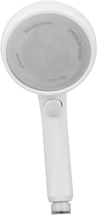 2 Stück Handbrausekopf Weiß, Drehbar, Hitzebeständig, Abs Edelstahl