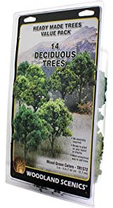 Kato Value Trees, Green Mix 7.6cm x 13cm