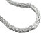 Armband Königskette Silber 925 Herren Massiv Quadratisch Vierkant Poliert Länge 21 cm Breite 5x5 mm Armkette