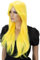CAISHA 70cm Perücke Kiara Fasching Karneval Cosplay Party Perücke Kiara Langhaar Gelb PHK5