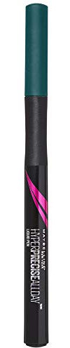 Maybelline New York Eyeliner, Hyper Precise Allday Liner, Wisch- und wasserfest, Nr. 730 Jungle Green